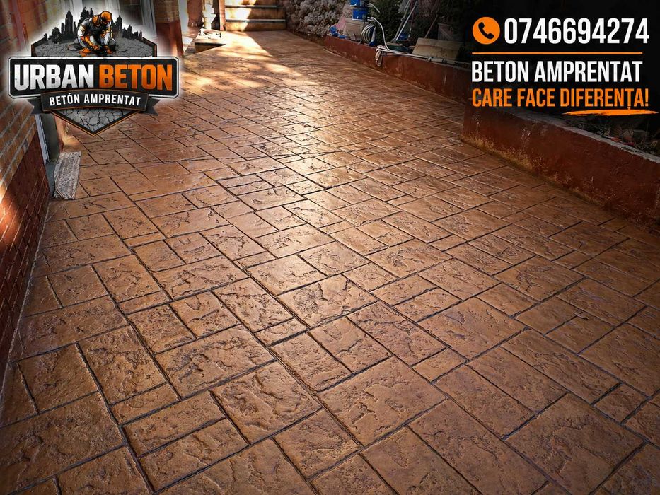 Urban Beton – Beton Amprentat Premium | Curți, Terase, Alei