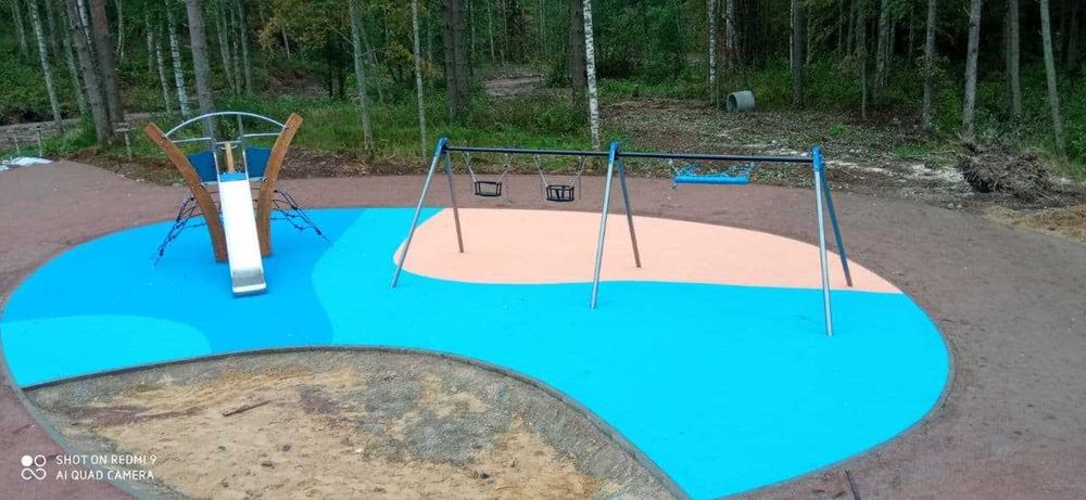 Покрытие из резиновой крошки