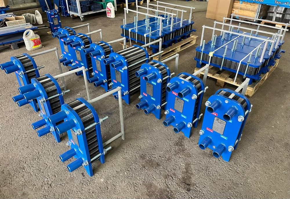 Теплообменники и комплектующие. Пластины и уплотнения-прокладки