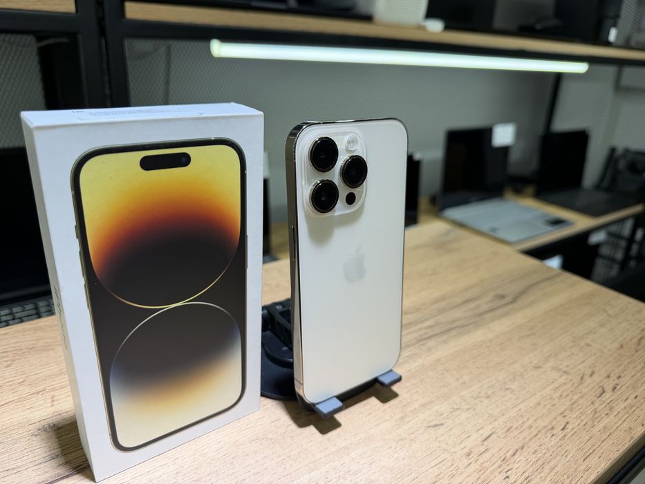 iPhone 14 Pro, Gold, 128 GB, АКБ76%, 2424/A10