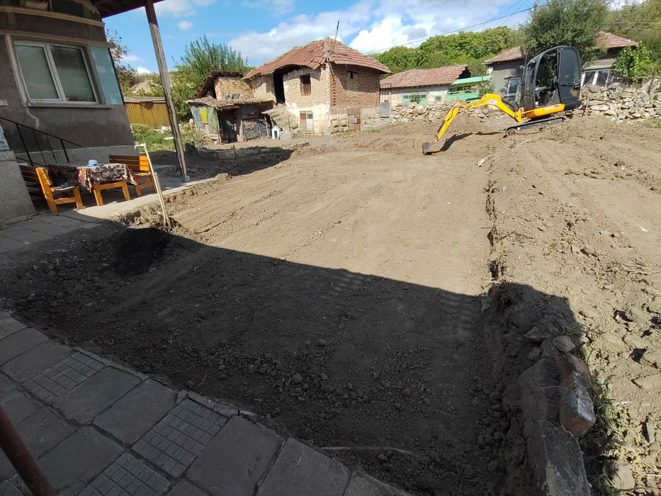 Услуги с мини багер гр. Русе и района