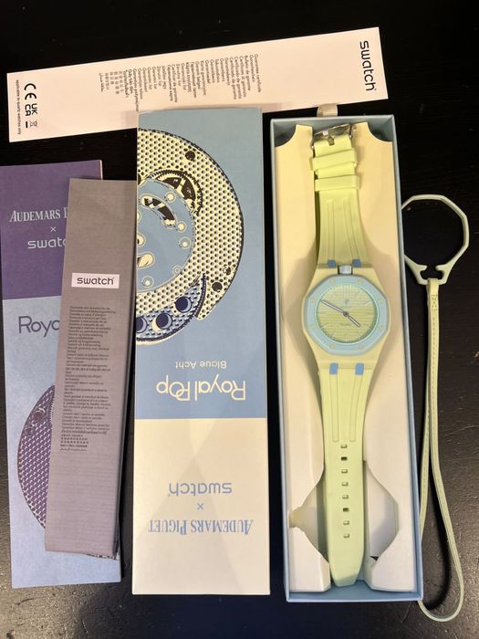 Vând ceas Audemars Piguet x Swatch – model Blaue Acht