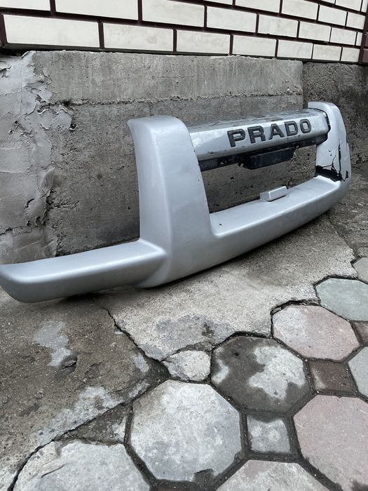 Губа бампера прадо 120