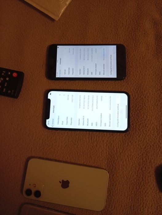 Vând iPhone X,7,12mini,6s preț 120-450 liber retea