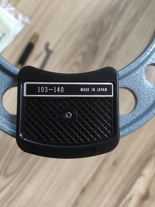 Външен микрометър Mitutoyo 103-140-10 – с тресчотка: 75-100 мм