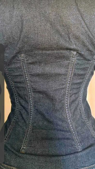 Camasa dama Dolce & Gabbana D&G denim, slim fit, originala, marime M