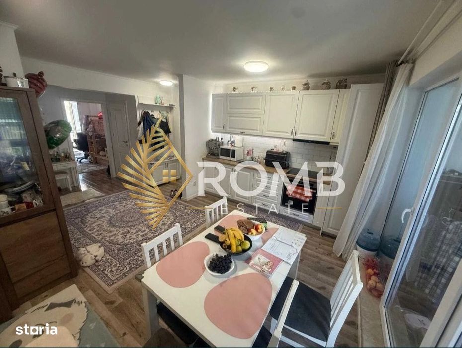 Apartament 3 camere,finisat partial mobilat etaj intermediar 1 din 3,z