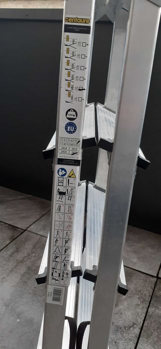 Scara aluminiu Centaure, 2 x 4 trepte