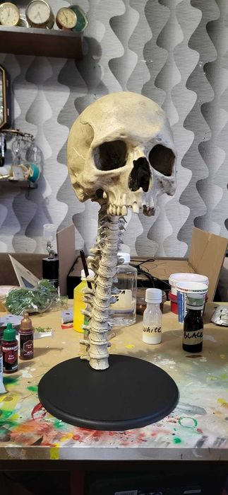 Нощна 3д лампа night lamp skeleton lamp