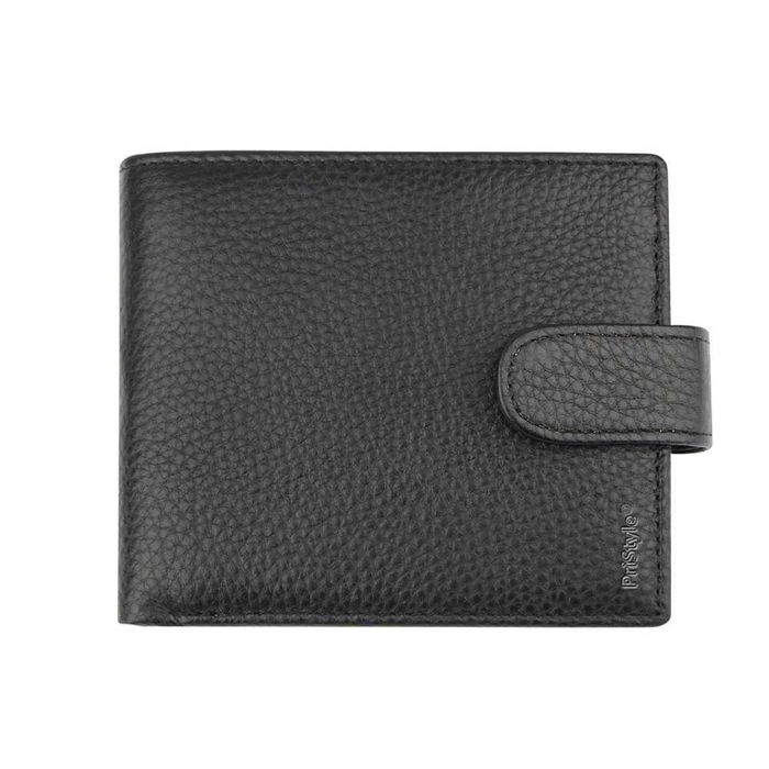 Portofel pentru Barbati, din Piele Ecologica, cu Protectie RFID, Negru Simplu/Negru cu model/Maro cu model/Trifold Negru/Trifold Maro, PriStyle®