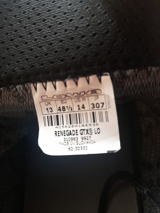 Lowa Renegade gore tex обувки 48 номер.