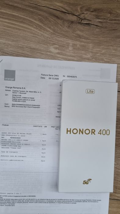 Vând  telefon honor 400