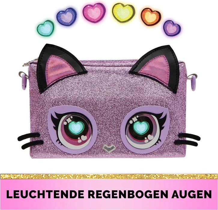 Детска Интерактивна чанта Еднорог Стич Тигър PURSE PETS мигащи очи