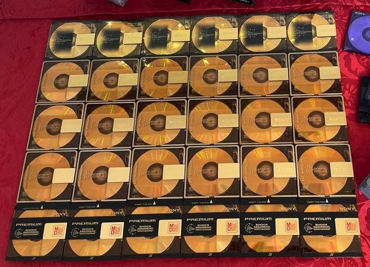 Minidisc Sony74-80 Premium / Neige / Color