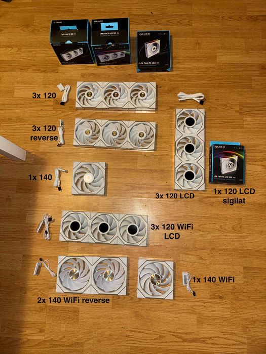 Ventilatoare/Fanuri LianLi UNI FAN TL LCD/non-LCD wireless/non-wireless 120/140