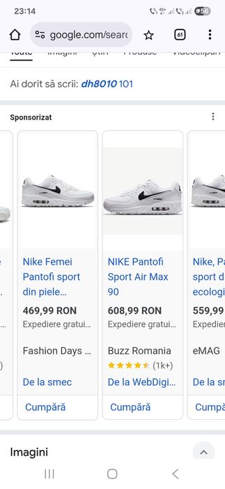 Adidași Nike Air Max 90 (37,5 38,5 noi, originali)