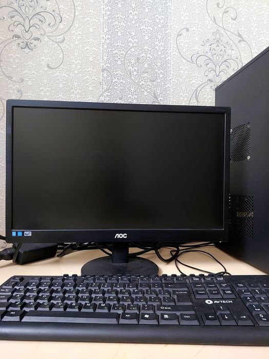 Персональный компьтер, монитор, сканер hp, блок питания