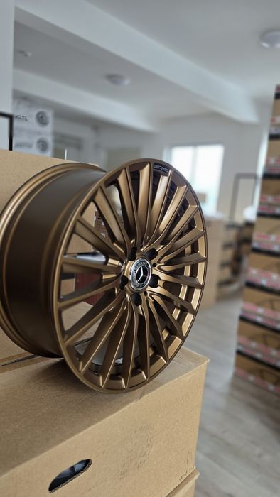 Jante Bronz R18 noi Stil Mercedes Turbine pt E C S CLS CLA GLC GLK V