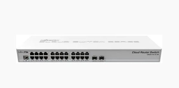 Switch 24 ports MikroTik CRS326-24G-2S+RM