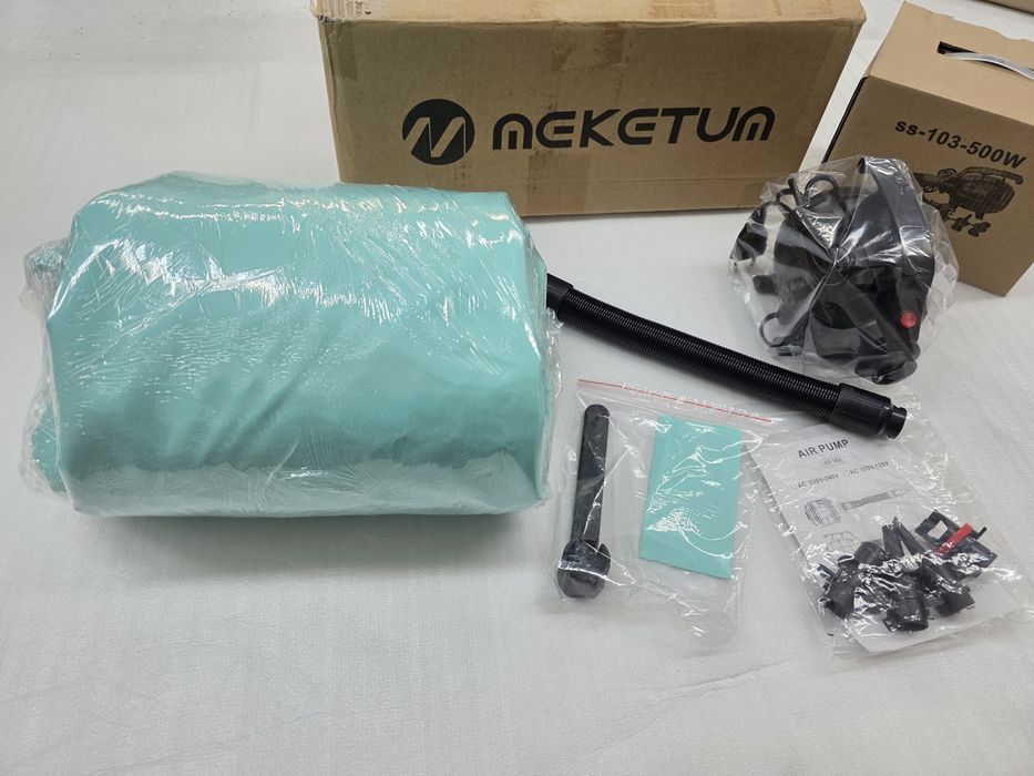 Надуваема гимнастическа ролка MEKETUM, 100x60 см, зелена