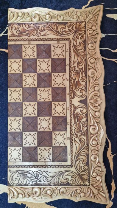 Нарды из натурального дерева