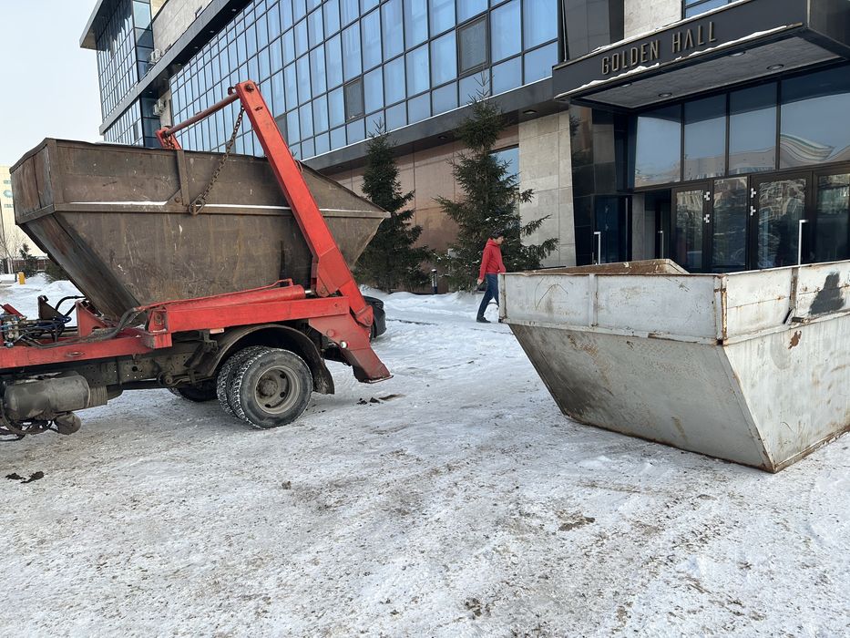 Вывоз мусора, ТБО, контейнер 8м3