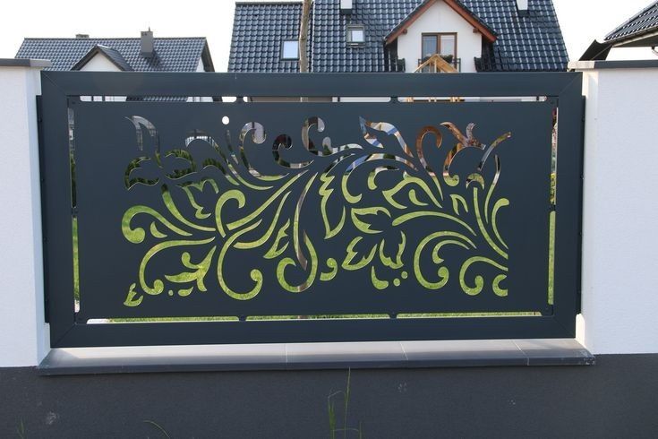 Gard din tablă depitată cnc