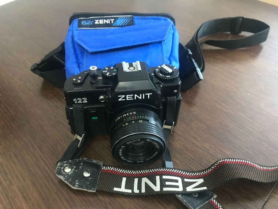 Фотоаппарат Зенит 122 с чехлом не рабочий