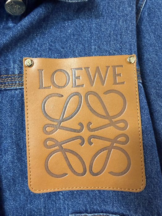 Дамско дънкено дънково яке Loewe