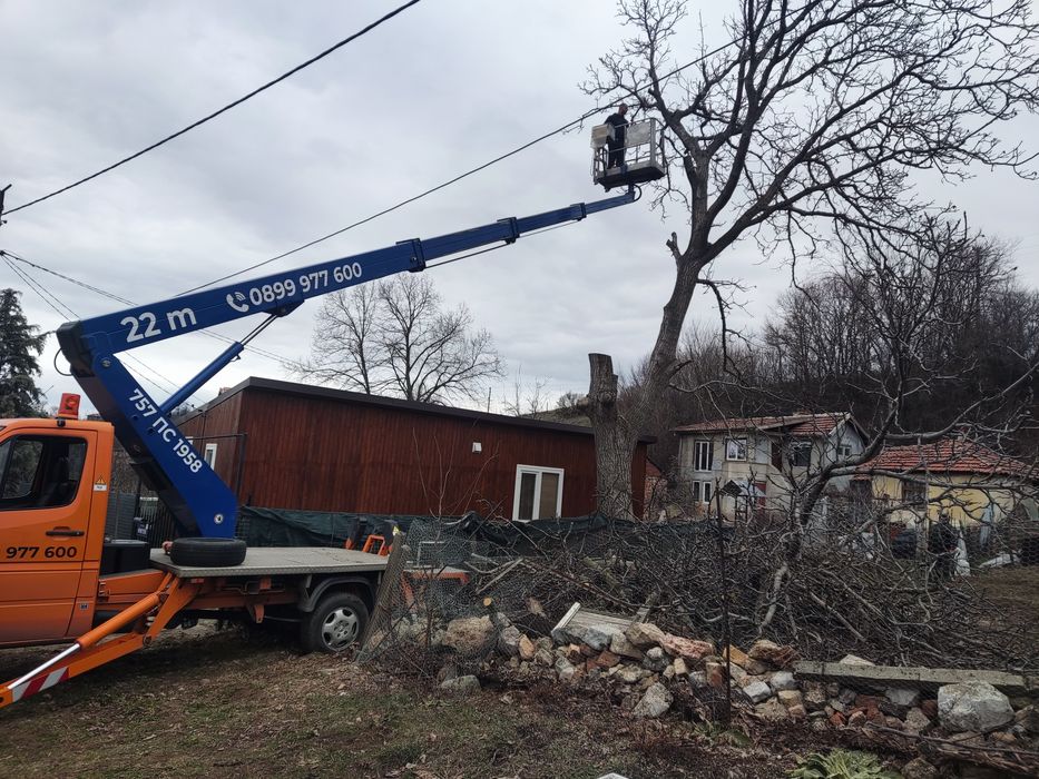 Услуги с автовишка 22 м.