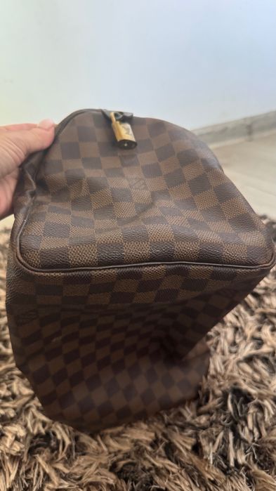 Geanta Louis Vuitton originala-piele naturală maro