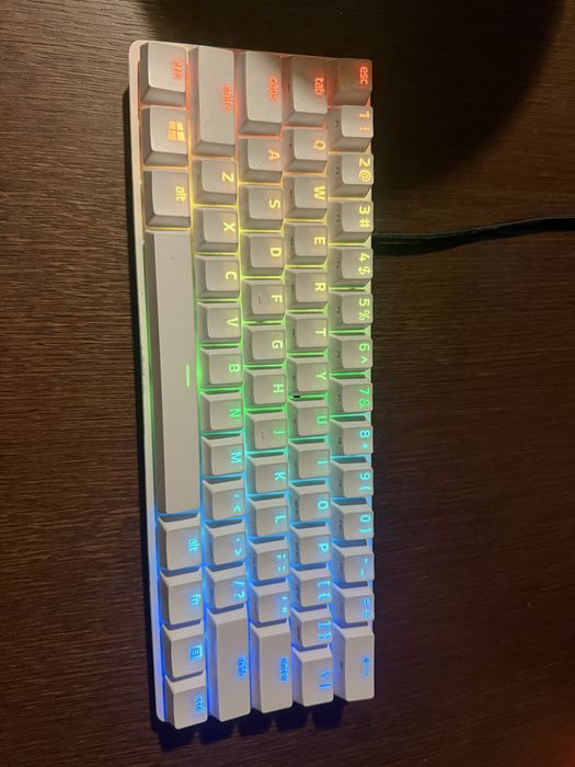 Механична клавиатура Razer - Huntsman Mini, Optical Purple, Mercury