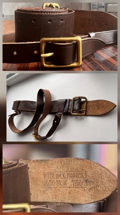 Продам старинный офицерский ремень (портупея)