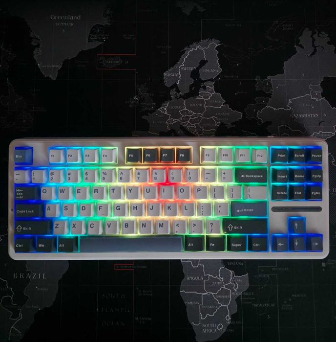 Tastatura Mecanica Aula F87 Pro Wireless