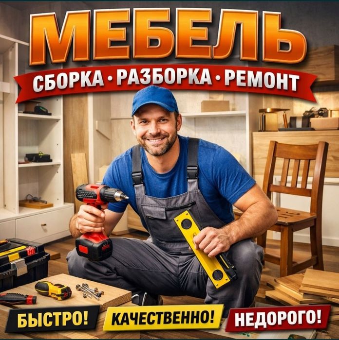 Мебельщик сборка разборка ремонт установка перестановка мебели