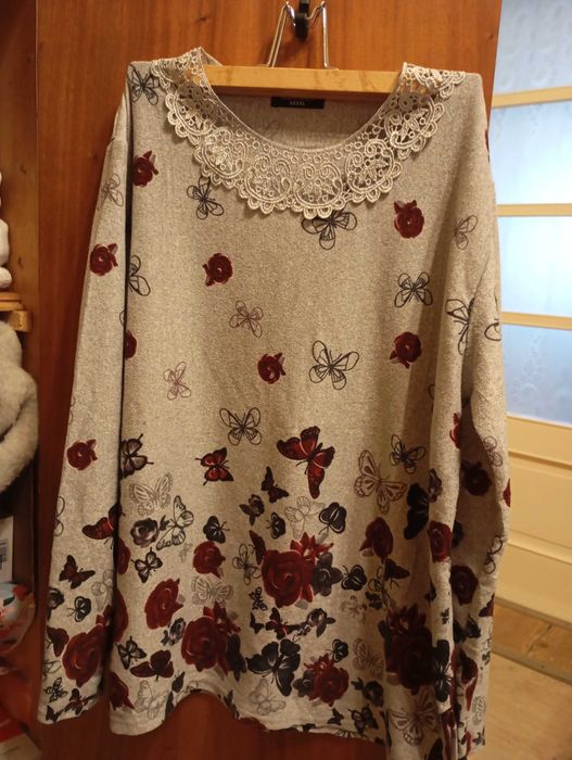 Set elegant : bluza + cardigan marime universala