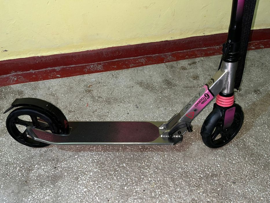 Trotineta Oxelo Mid 9 Roz cu Roti XL