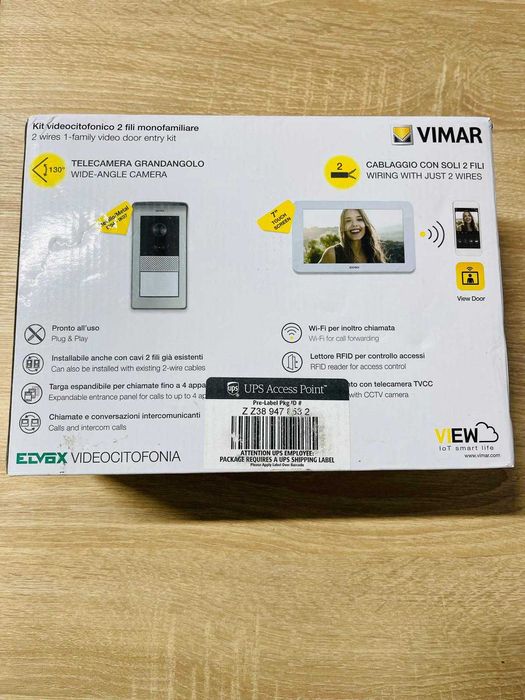 Kit videointerfon WIFI VIMAR K42955 (camera plus monitor)