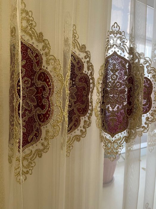 Тюль б/у, шторы, срочно продам, тюль, шторы