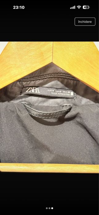 Geaca  Zara piele naturala