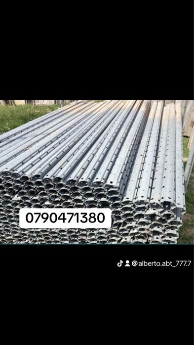 Spalieri zincati pentru vie gard mure etc