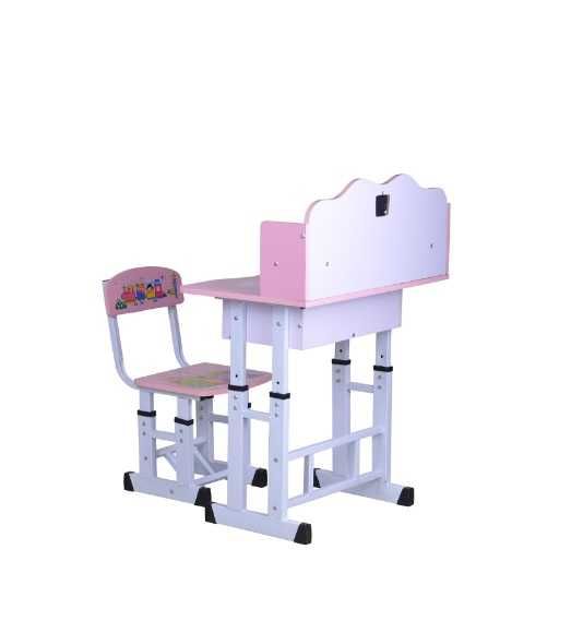 Set birou copii Unic Spot cu scaun, Roz