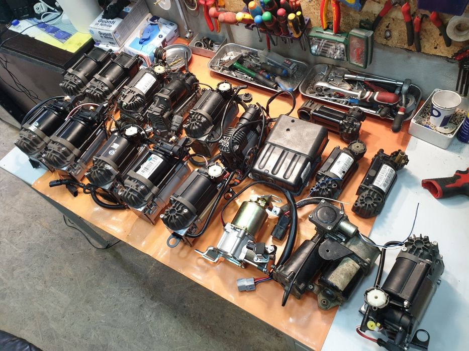 Reparare compresor suspensie perne aer Audi A6 A7 A8 Bmw F11 Q7 07 X5