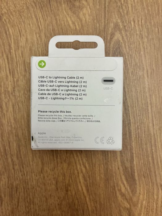 Apple USB-C to Lightning 2 m