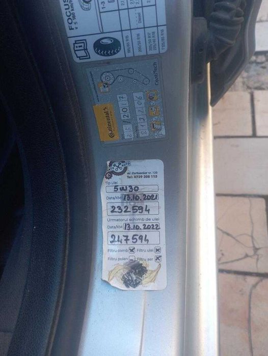 Vand Ford Focus 1.6 tdci 2007