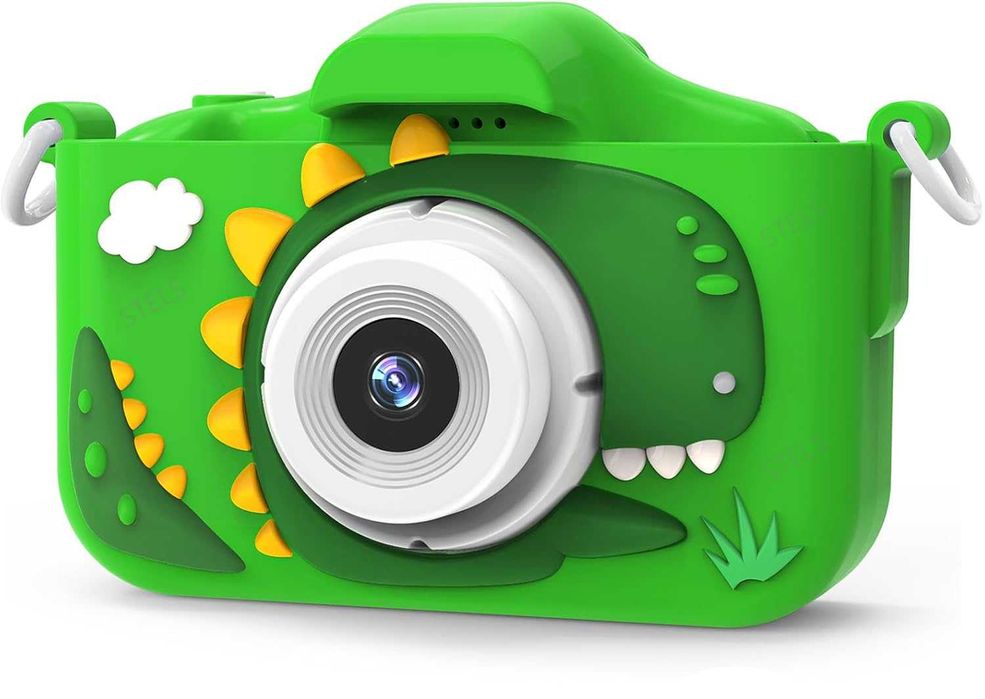 Детски фотоапарат STELS X350, 64GB карта, Селфи, Full HD, Игри