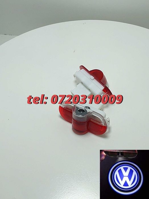 Proiectoare Holograma Led Logo Dedicate Vw Golf 4 Bora Touran Polo