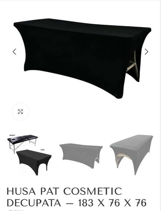 Husa pat cosmetic 183x76x76