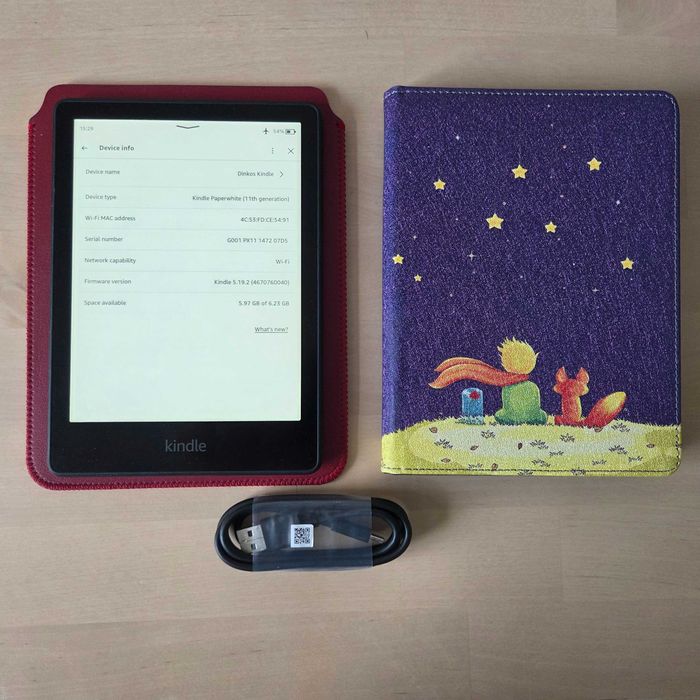 Kindle Paperwhite 11 gen 8GB + аксесоари
