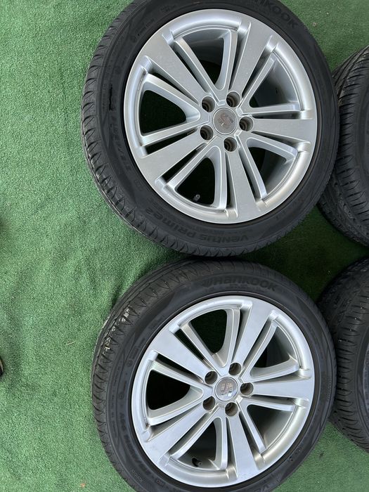 5x100 16 seat skoda vw със летни гуми hankook 215 45 16